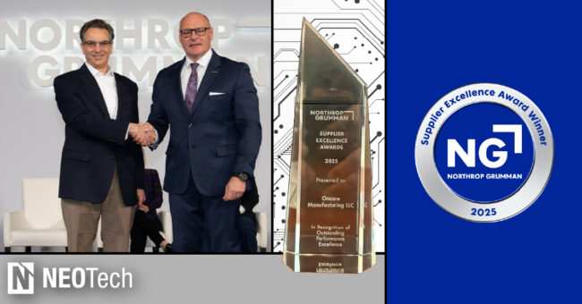 Northrop Grumman Supplier Excellence Award | NEOTech